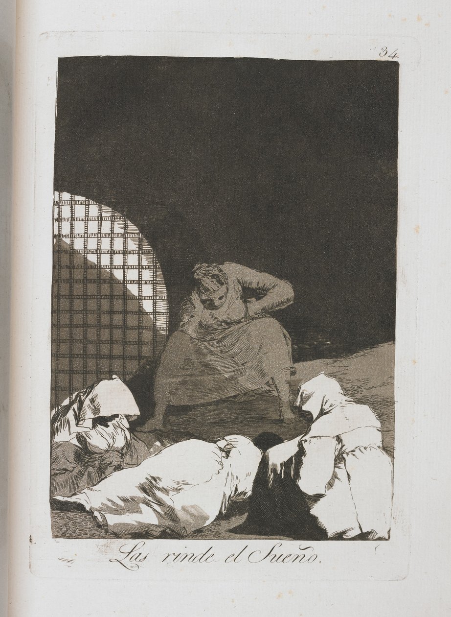 लॉस कैप्रिचोस से प्लेट, 1797-1798 द्वारा फ़्रांसिस्को डी गोया