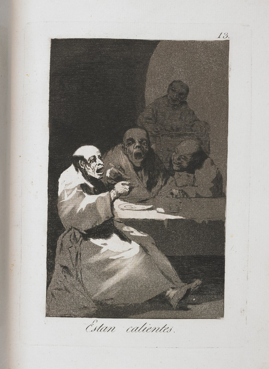 लॉस कैप्रिचोस से प्लेट, 1797-1798 द्वारा फ़्रांसिस्को डी गोया