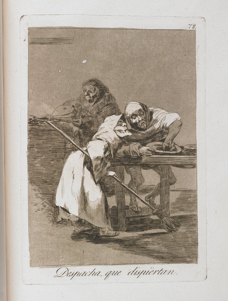 लॉस कैप्रिचोस से प्लेट, 1797-1798 द्वारा फ़्रांसिस्को डी गोया
