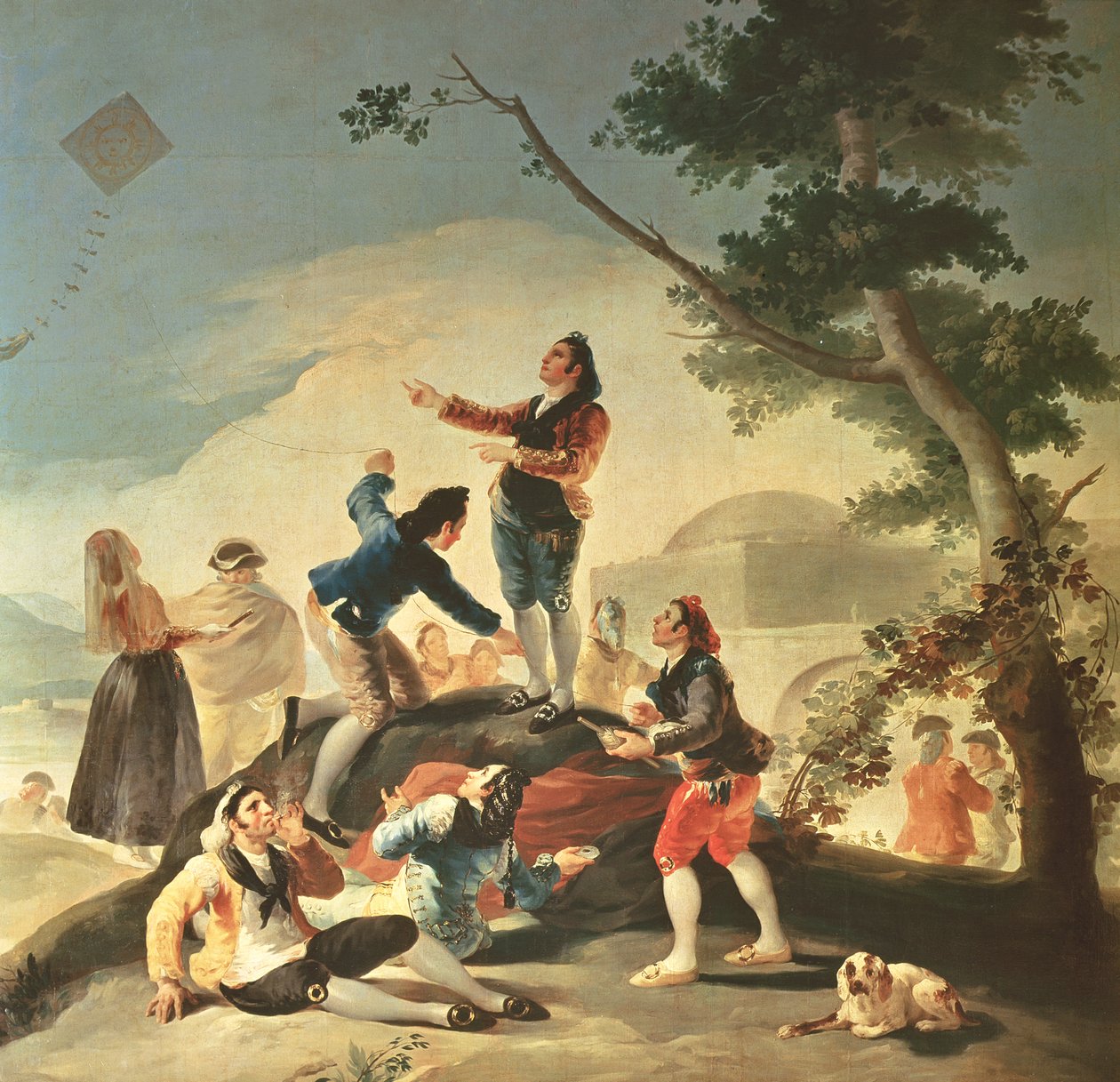 पतंग, 1777-78 द्वारा फ़्रांसिस्को डी गोया