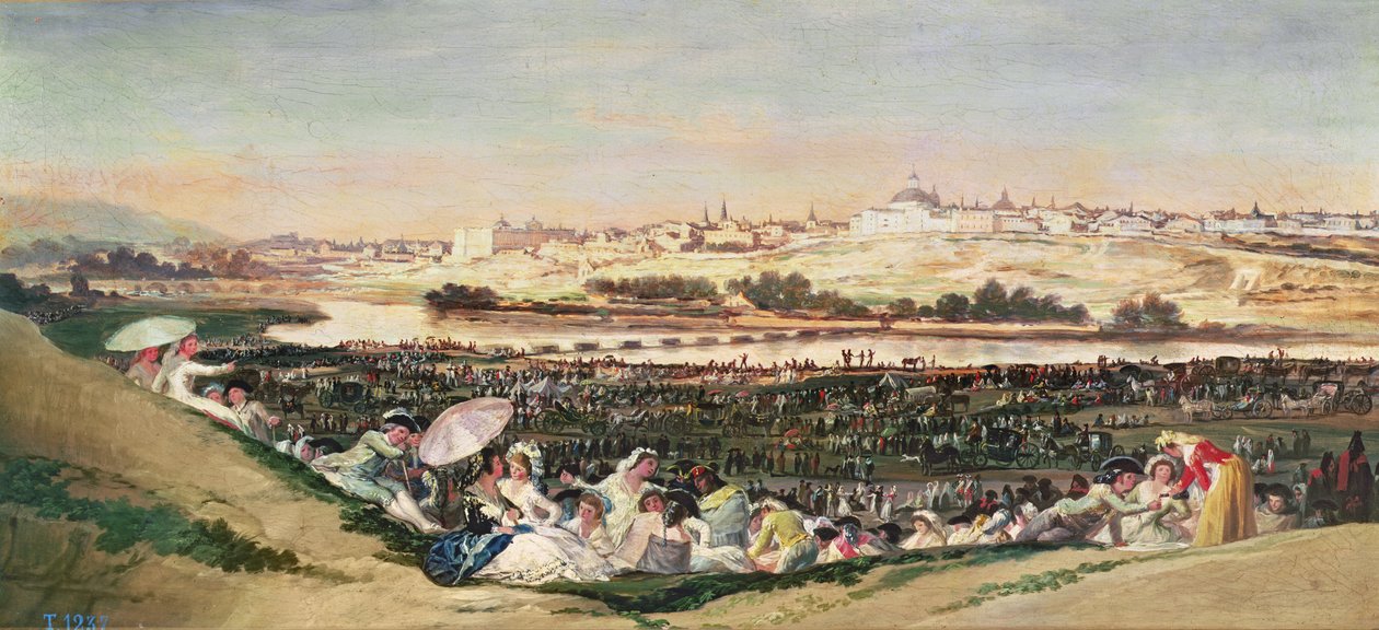 द मेडो एट सैन इसिड्रो, 1788 द्वारा फ़्रांसिस्को डी गोया