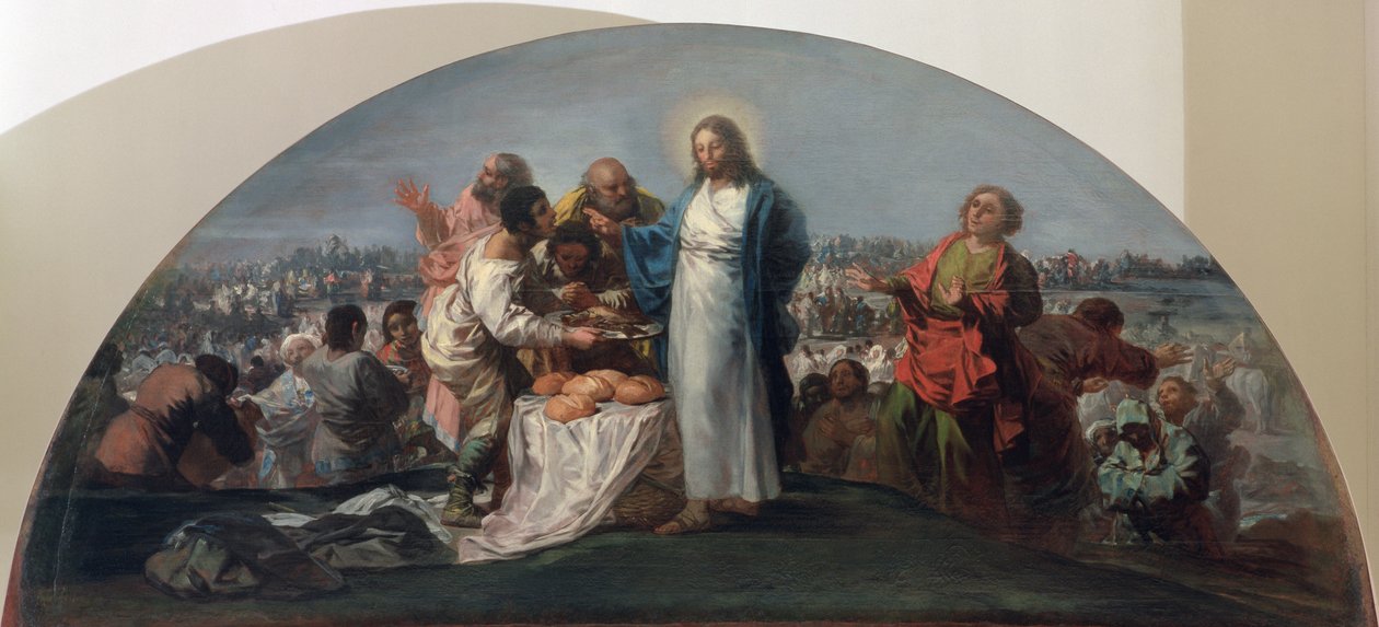 लूज़ एंड फिश का गुणन, 1795-96 द्वारा फ़्रांसिस्को डी गोया