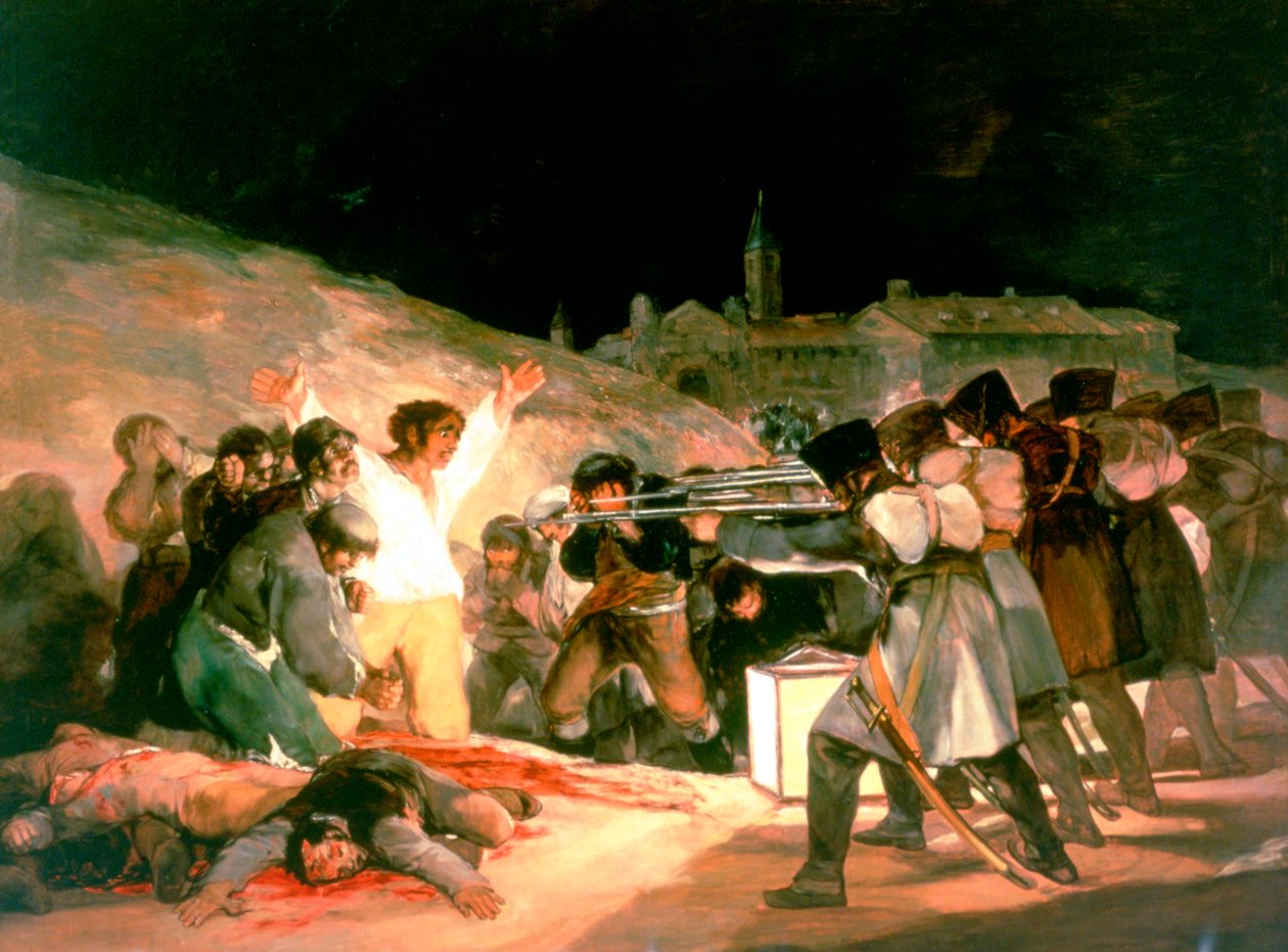 3 मई 1808 की शूटिंग, 1814 द्वारा फ़्रांसिस्को डी गोया