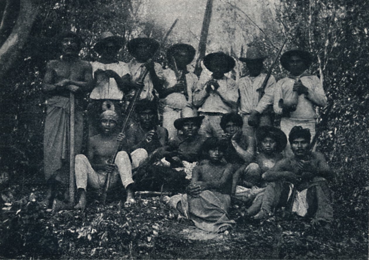 क्राउन्ड इंडियन्स, 1895 द्वारा फ्रांसिस्को हेंसलर