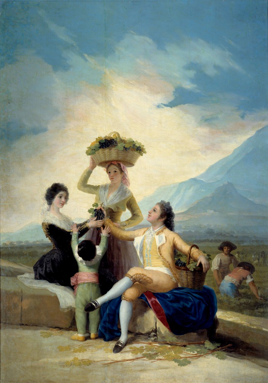 फ्रांसिस्को डी गोया (1746-1828) 1786 सन द्वारा हार्वेस्ट पेंटिंग। 2,75x1,9 मीटर मैड्रिड, प्राडो संग्रहालय द्वारा फ़्रांसिस्को डी गोया