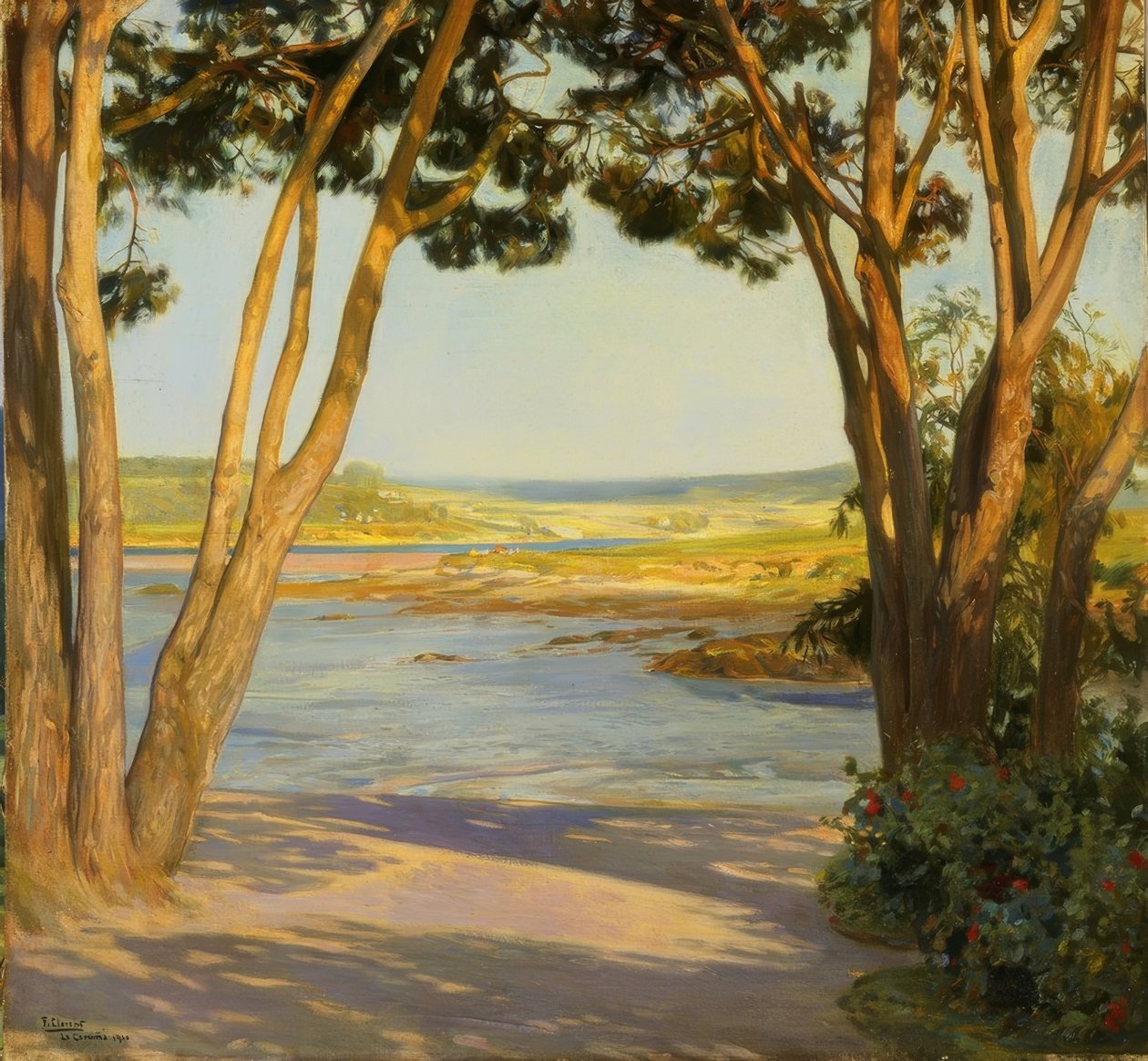 संता CRUZ - 1910 - OLEO - LIENZO - 92X98 CM द्वारा फ्रांसिस्को लोरेंस डियाज