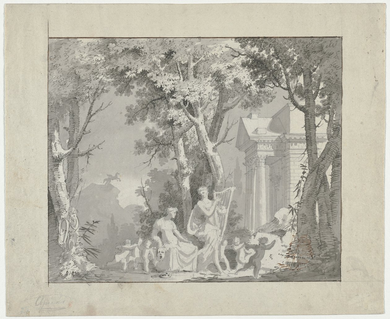 क्लासिकल सीन, 1775-1800। द्वारा फ्रांसिस्को विएरा