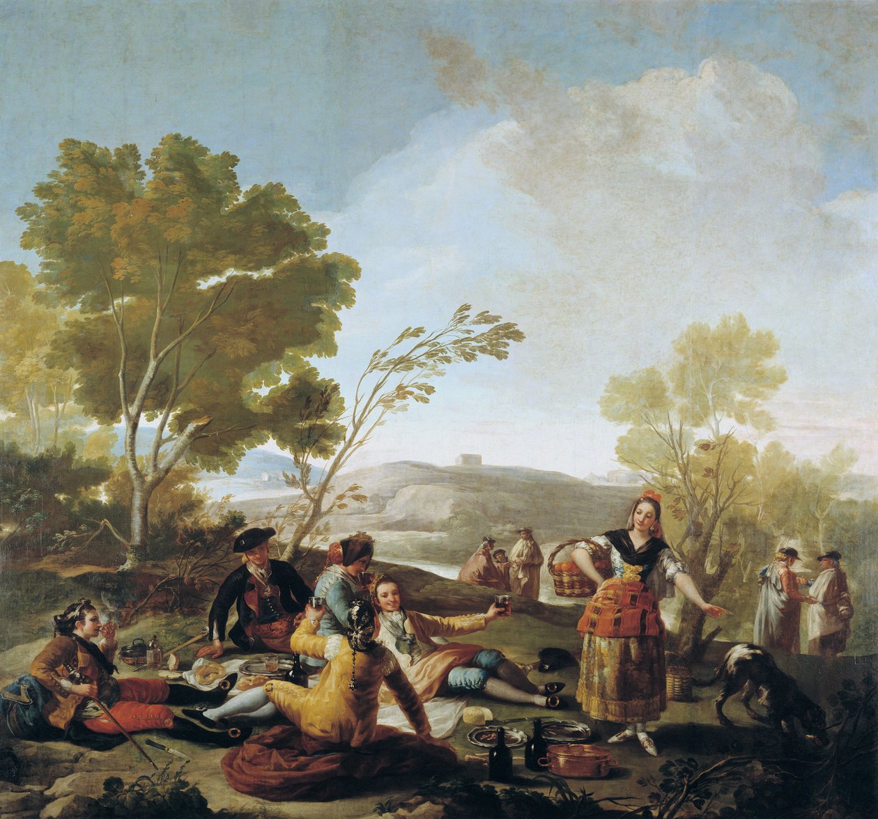 ए पिकनिक, 1776 द्वारा फ़्रांसिस्को डी गोया