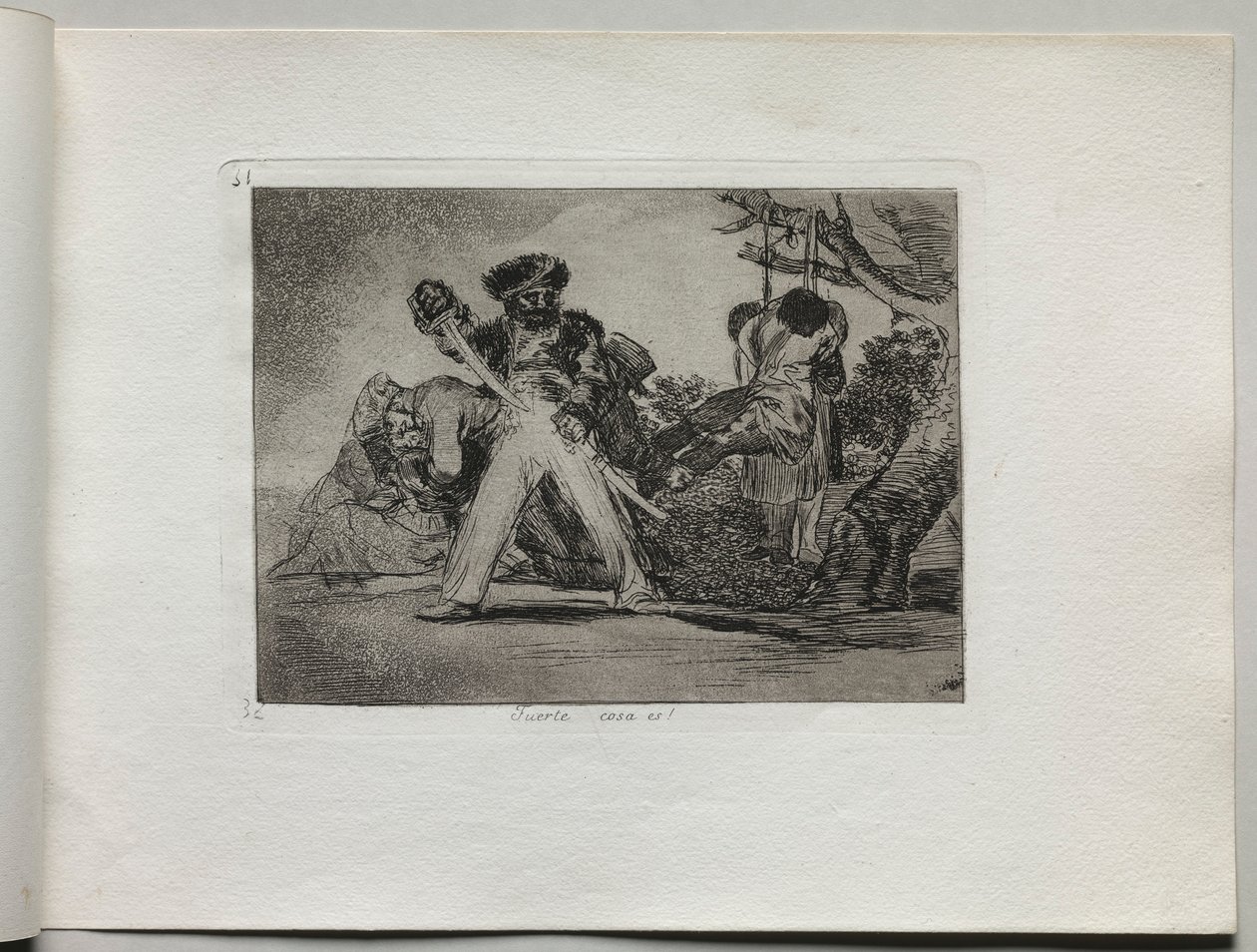 युद्ध की आपदाएं: थॉट्स टफ, 1810-1820। द्वारा फ़्रांसिस्को डी गोया