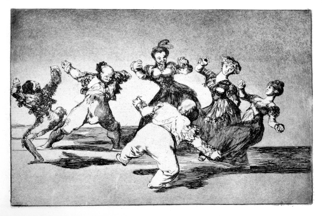 हैप्पी फंतासी, 1819-1823 द्वारा फ़्रांसिस्को डी गोया