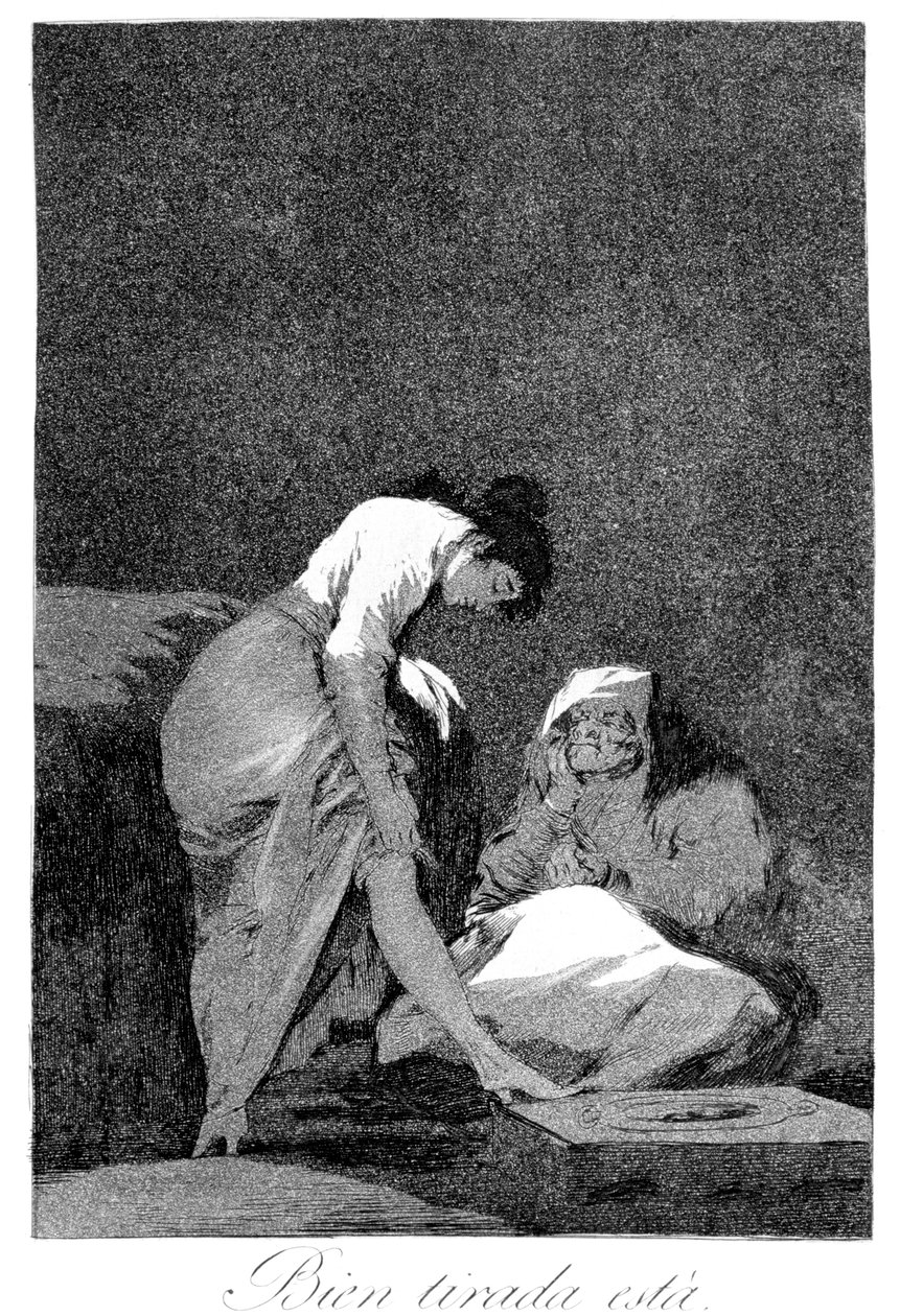 यह अच्छी तरह से फैला हुआ है, 1799 द्वारा फ़्रांसिस्को डी गोया