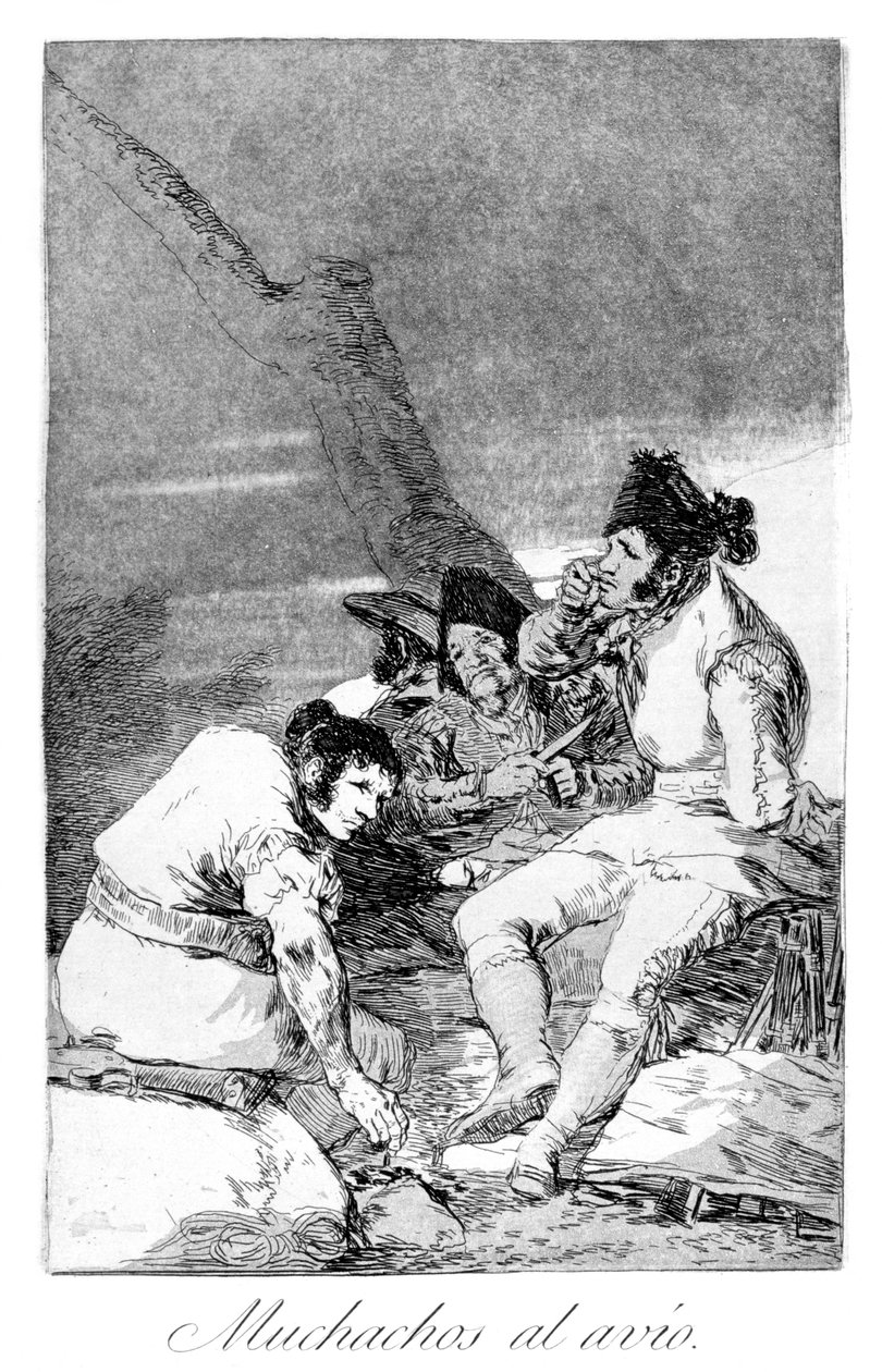 1799 में तैयार होने वाले लैड्स द्वारा फ़्रांसिस्को डी गोया