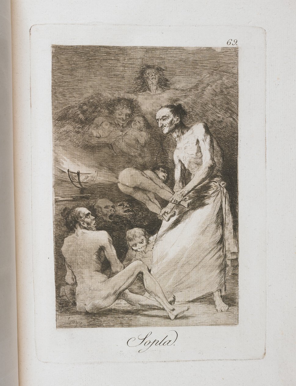 लॉस कैप्रिचोस से प्लेट, 1797-1798 द्वारा फ़्रांसिस्को डी गोया