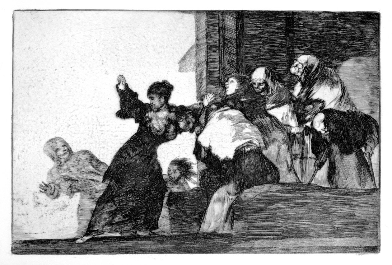 गरीबों की पहेली, 1819-1823 द्वारा फ़्रांसिस्को डी गोया