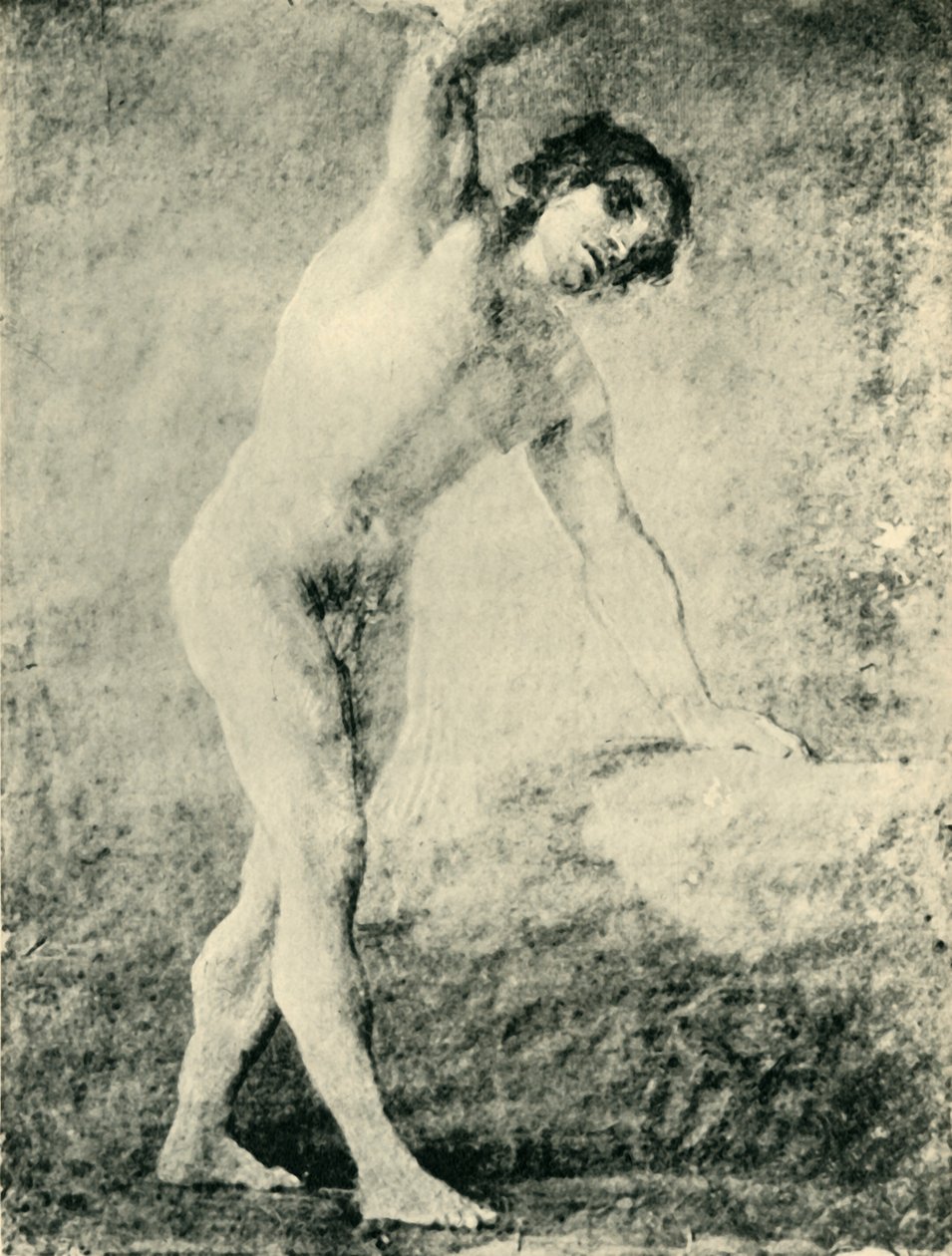 स्थायी पुरुष नग्न, 1789, 1943। द्वारा फ़्रांसिस्को डी गोया