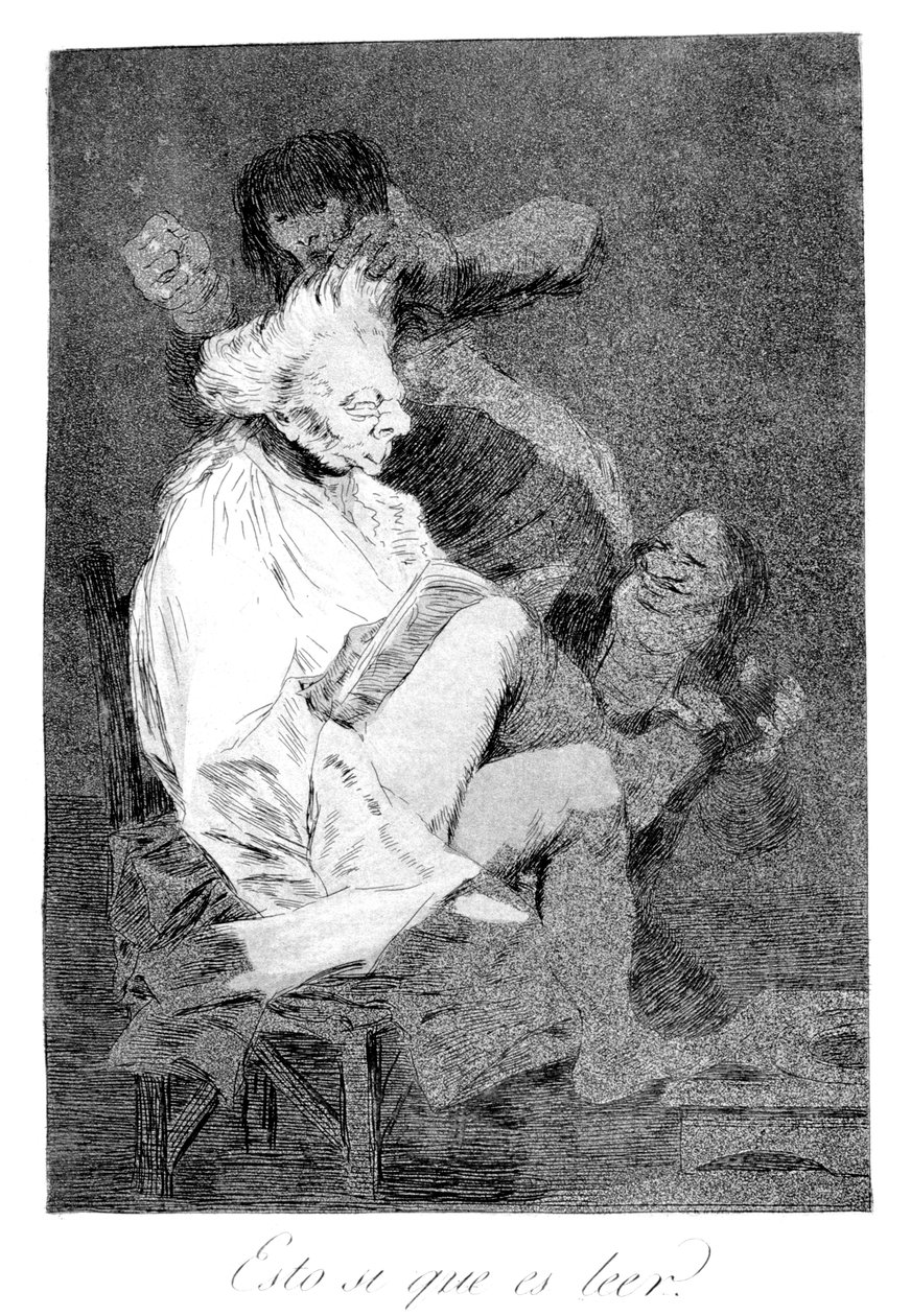 यह निश्चित रूप से 1799 पढ़ने में सक्षम है द्वारा फ़्रांसिस्को डी गोया
