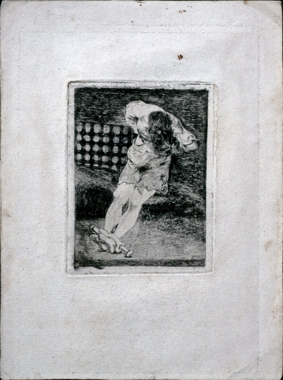 द क्रस्टी ऑफ द क्रिमिनल डू नॉट कॉल फॉर टॉर्चर, सी। 1810 द्वारा फ़्रांसिस्को डी गोया