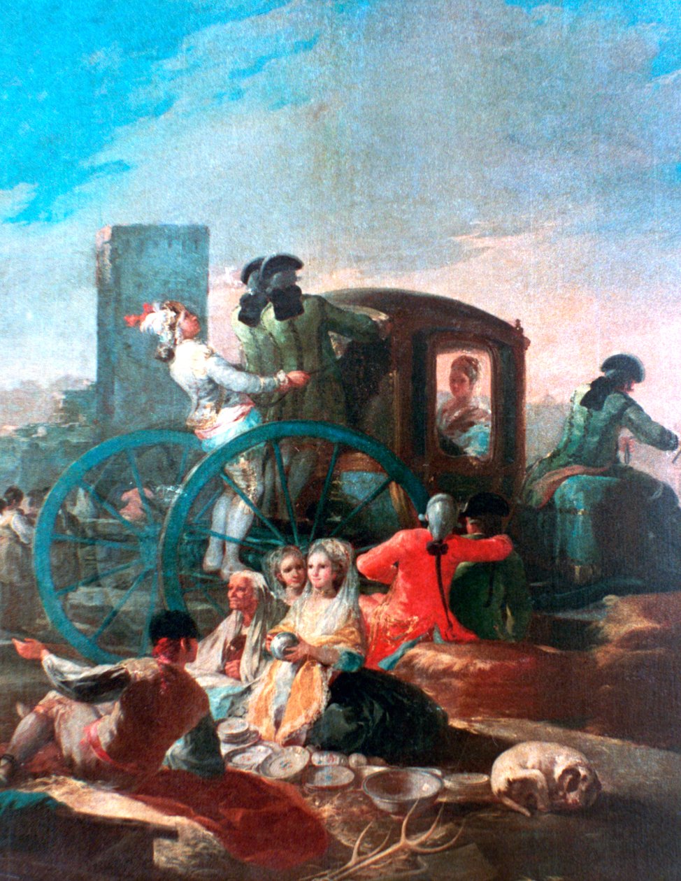 पॉटरी वेंडर, 1778 द्वारा फ़्रांसिस्को डी गोया