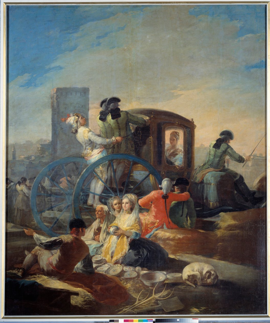 पकवान का सौदागर। फ्रांसिस्को डी गोया द्वारा पेंटिंग (1746-1828) द्वारा फ़्रांसिस्को डी गोया