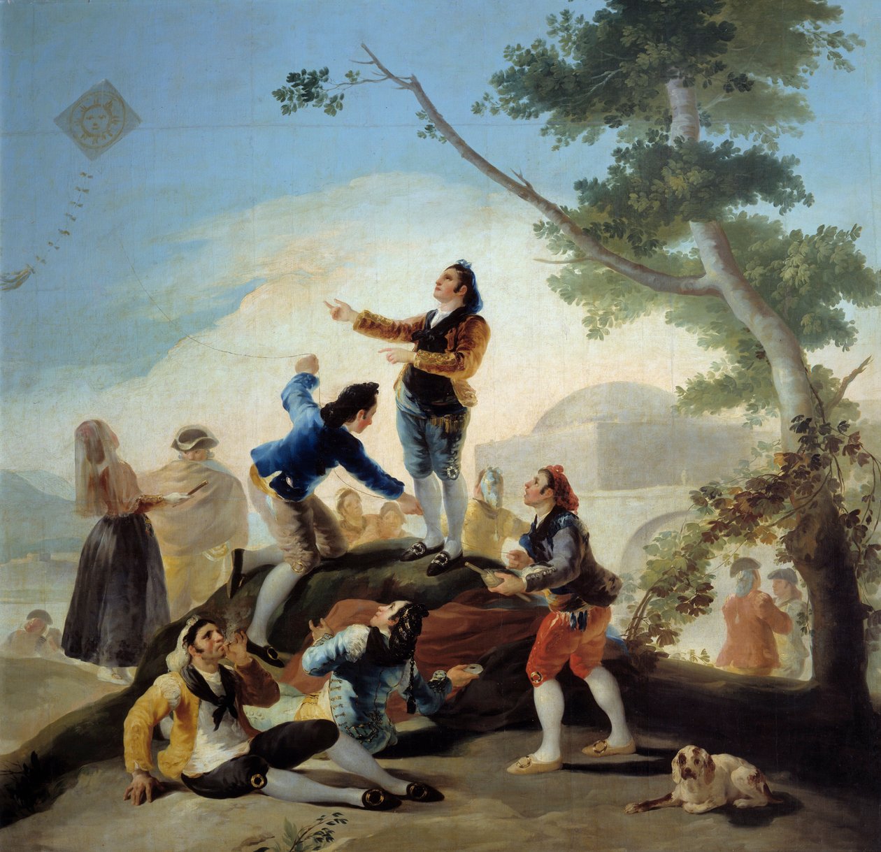 उड़ता हुआ हिरण। फ्रांसिस्को डी गोया द्वारा पेंटिंग (1746-1828) द्वारा फ़्रांसिस्को डी गोया