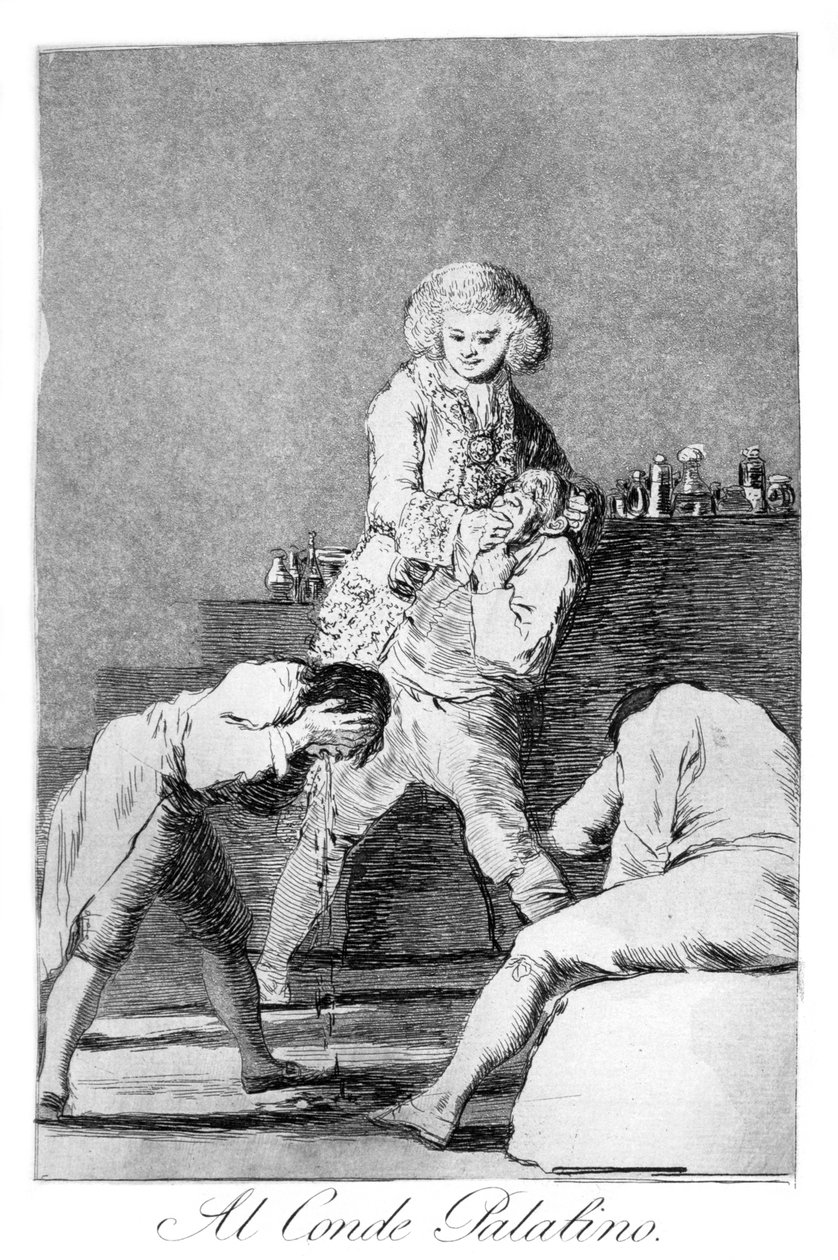 काउंट पैलेटिन को, 1799 द्वारा फ़्रांसिस्को डी गोया