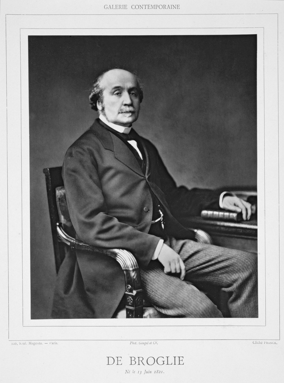 जैक्स विक्टर अल्बर्ट डी ब्रोगली (1821-1901), &39;गेलेरी कंटेम्पोरिन&39; से, c.1874-78 द्वारा फ़्रैंक