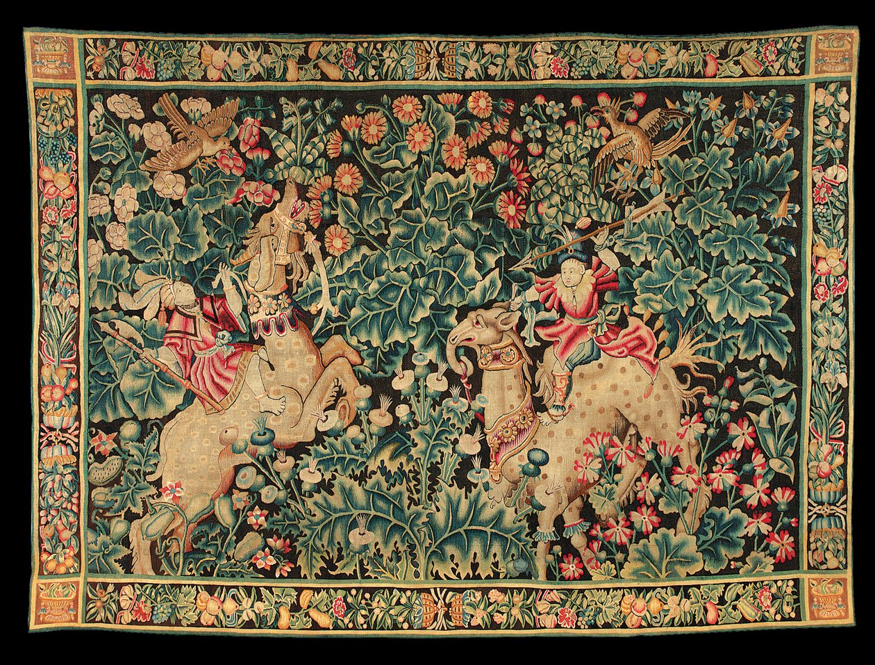 विदेशी वचन टेपेस्ट्री, संभवतः टुर्नाई, c.1520-50 द्वारा फ्रेंको फ्लेमिश स्कूल