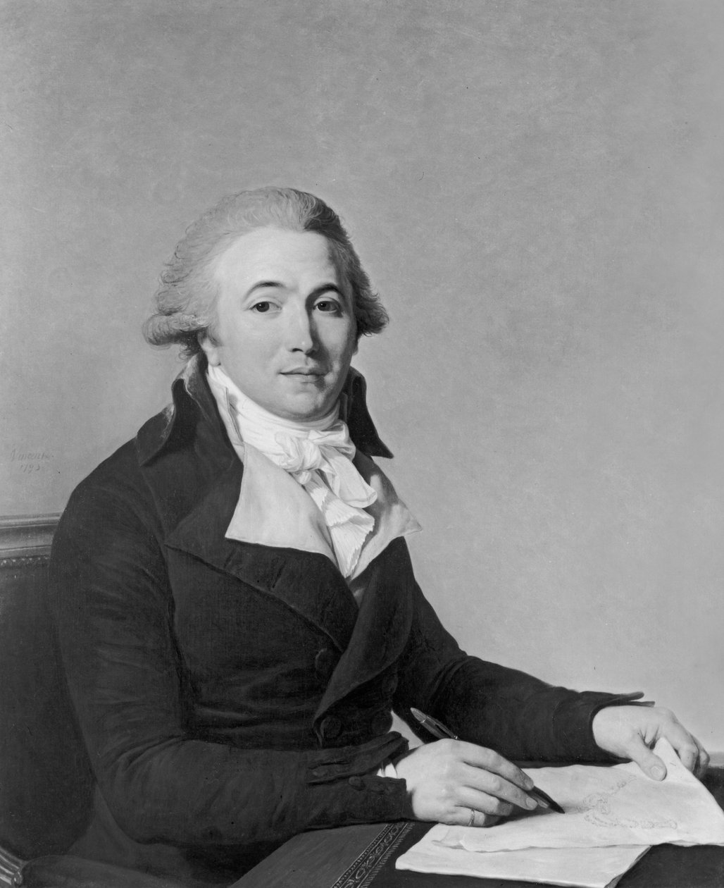 एक अनजान आदमी का पोर्ट्रेट, 1793 द्वारा फ्रांकोइस आंद्रे विंसेंट