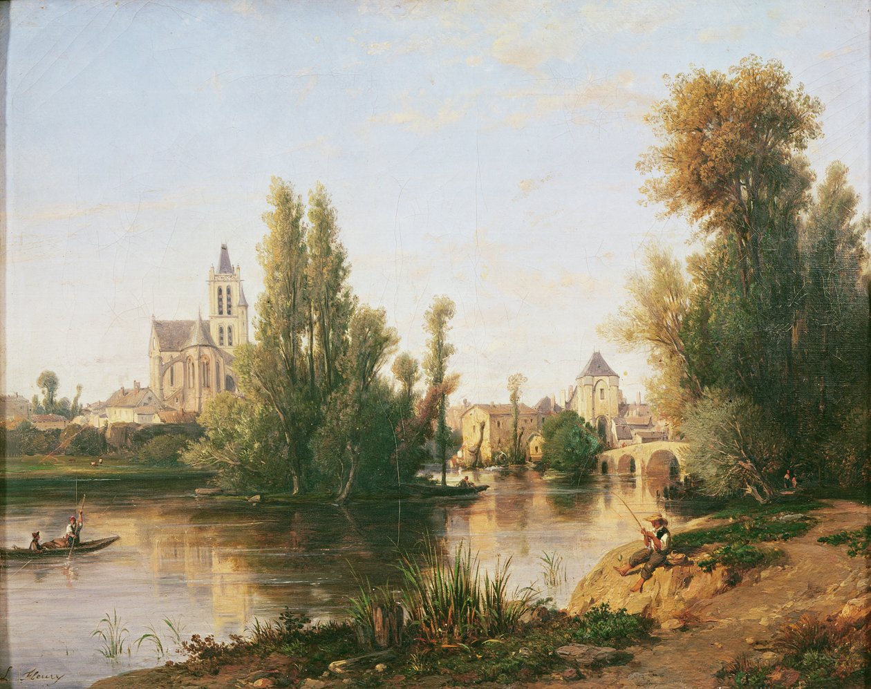 Moret-sur-Loing द्वारा फ्रेंकोइस एंटोनी लियोन फ़्यूरी