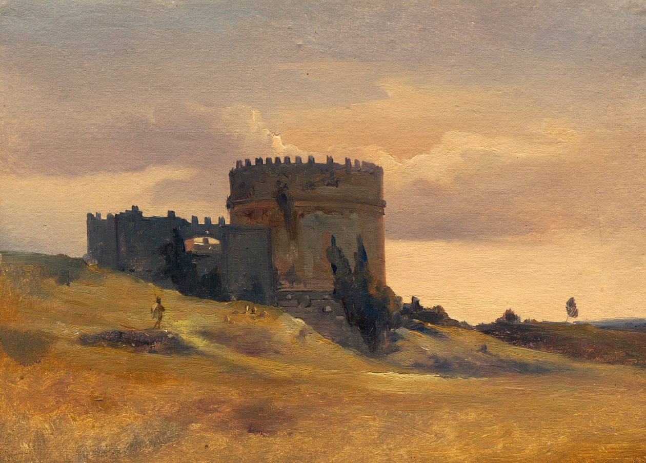 सेसिलिया मेटेला का मकबरा, c.1830 द्वारा फ्रेंकोइस एंटोनी लियोन फ़्यूरी