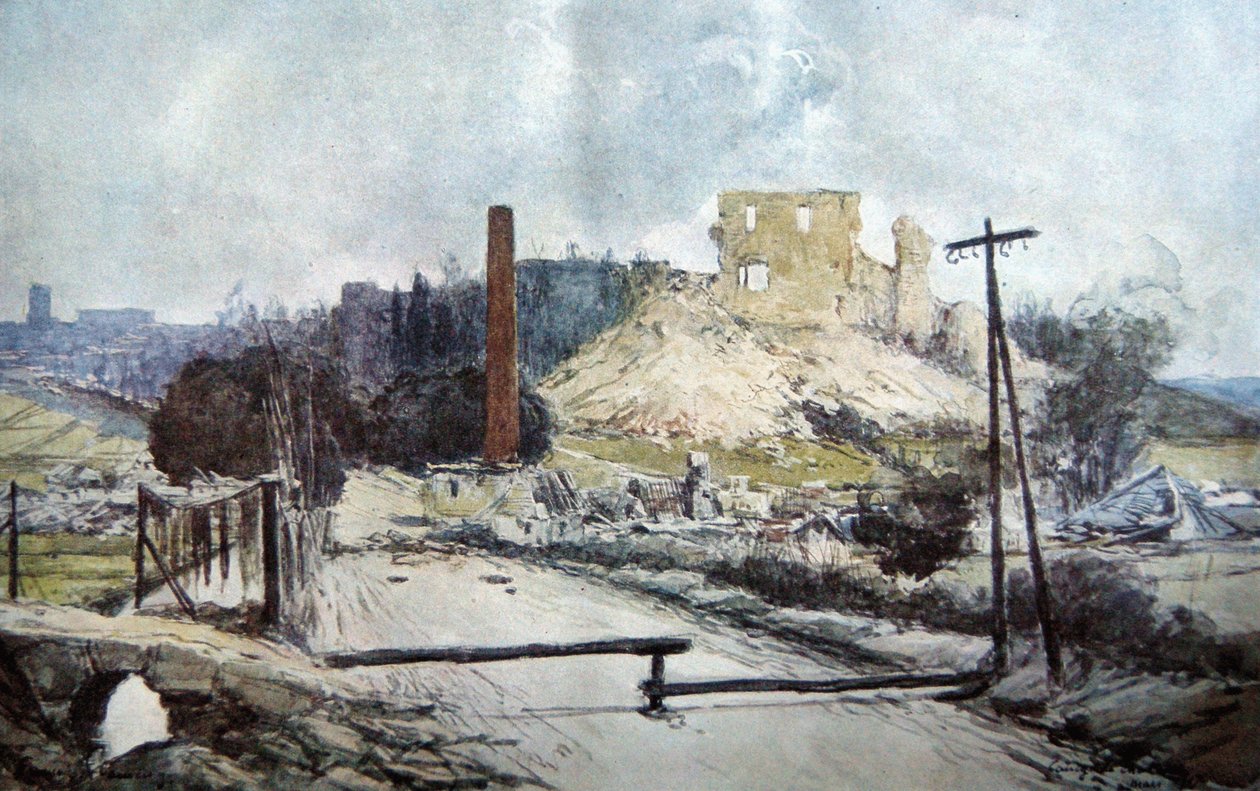 Coucy-le-Chateau, 1917 द्वारा फ़्राँस्वा फ्लेमेंग