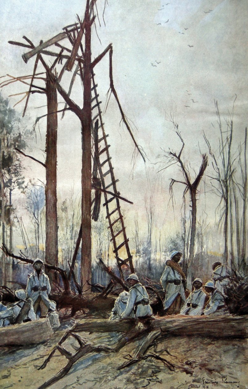 1916 की सोम की लड़ाई द्वारा फ़्राँस्वा फ्लेमेंग