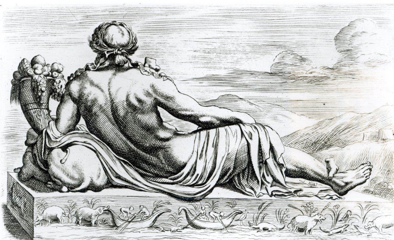 नदी नील, c.1653 (275580 और 275581 देखें) द्वारा फ्रेंकोइस पेरियर