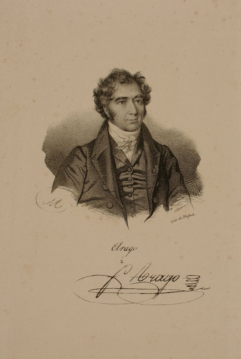 डोमिनिक फ्रेंकोइस जीन अरागो का पोर्ट्रेट (1786-1853) द्वारा फ्रेंकोइस सेराफिन डेलपेच