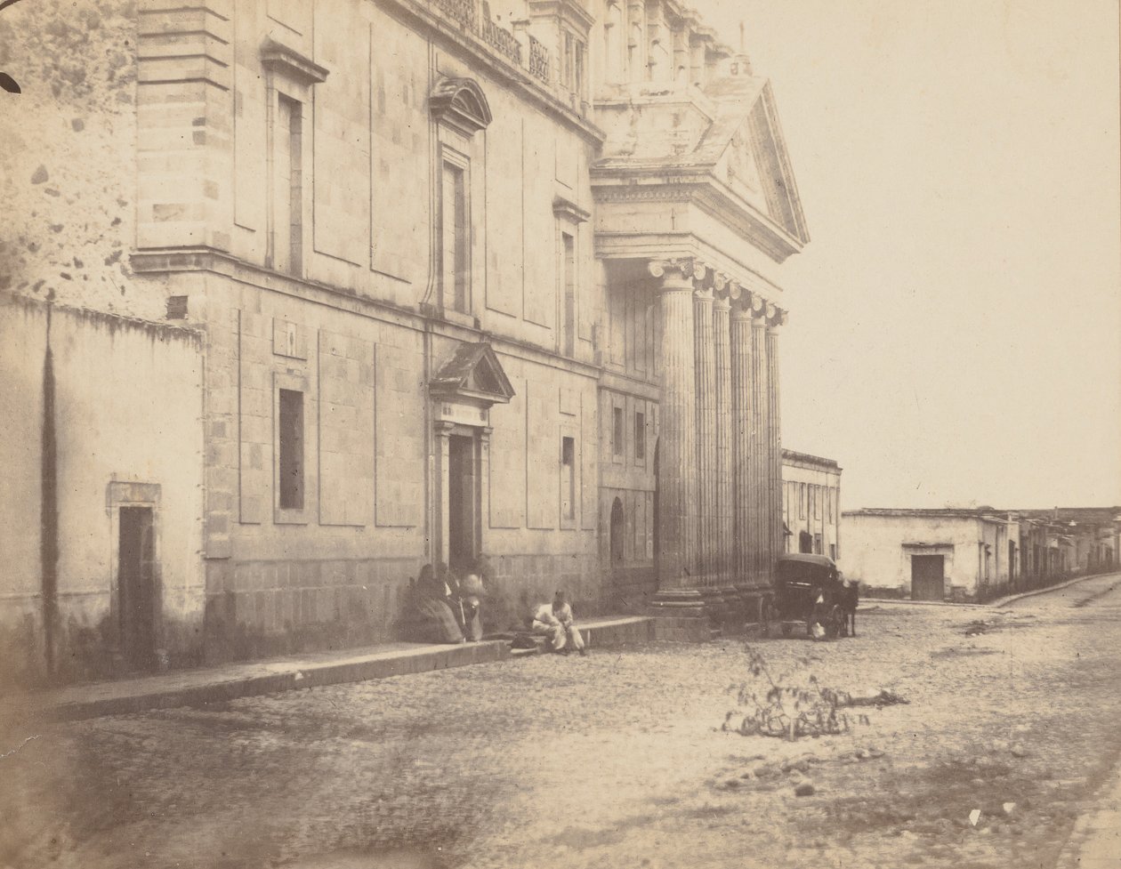 [ला क्रूज़ में कॉन्वेंट], 1867। द्वारा फ्रेंकोइस ऑबर्ट