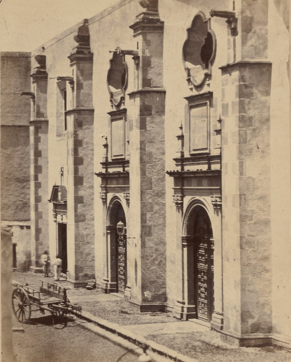 [मेक्सिको के सम्राट मैक्समिलियन और सैनिकों के लिए कारावास की जगह], 1867। द्वारा फ्रेंकोइस ऑबर्ट
