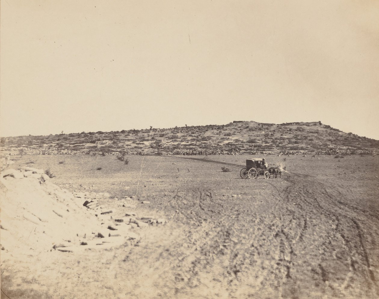 [सम्राट मैक्सिमिलियन के निष्पादन की साइट], 1867। द्वारा फ्रेंकोइस ऑबर्ट