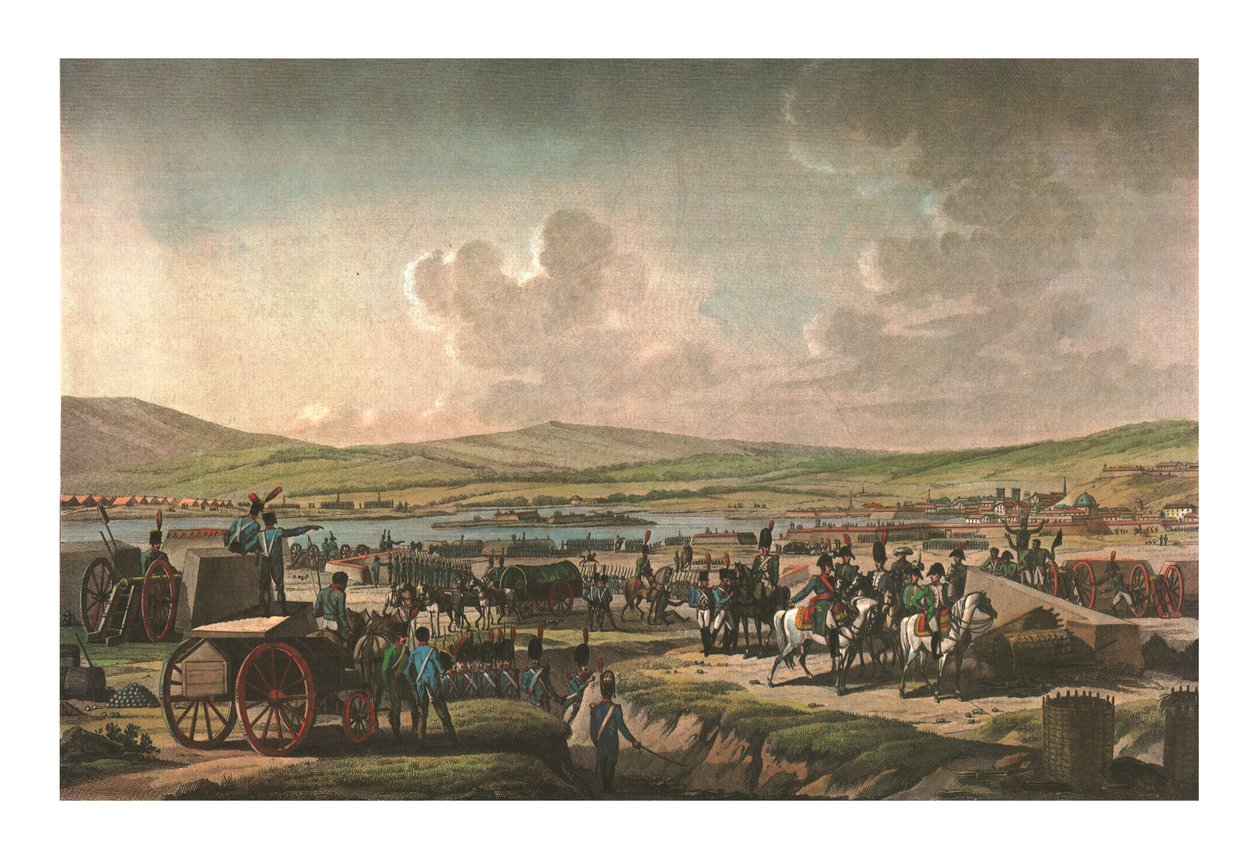 मार्शल लेफेब्रे, 9 मई 1807, c1850 के नेतृत्व में डैनजिग में घेराबंदी का काम करने वाले नेपोलियन द्वारा फ्रेंकोइस डेक्वौविलर