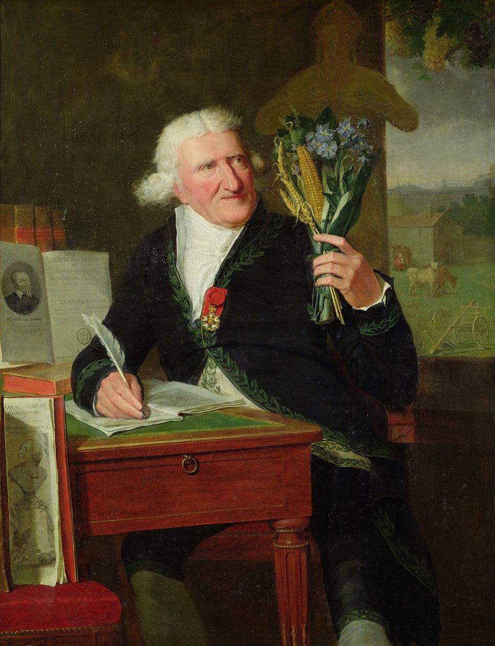 एंटोनी पैरामेंटियर का पोर्ट्रेट (1737-1813) 1812 (कैनवास पर तेल) द्वारा फ्रेंकोइस ड्यूमोंट