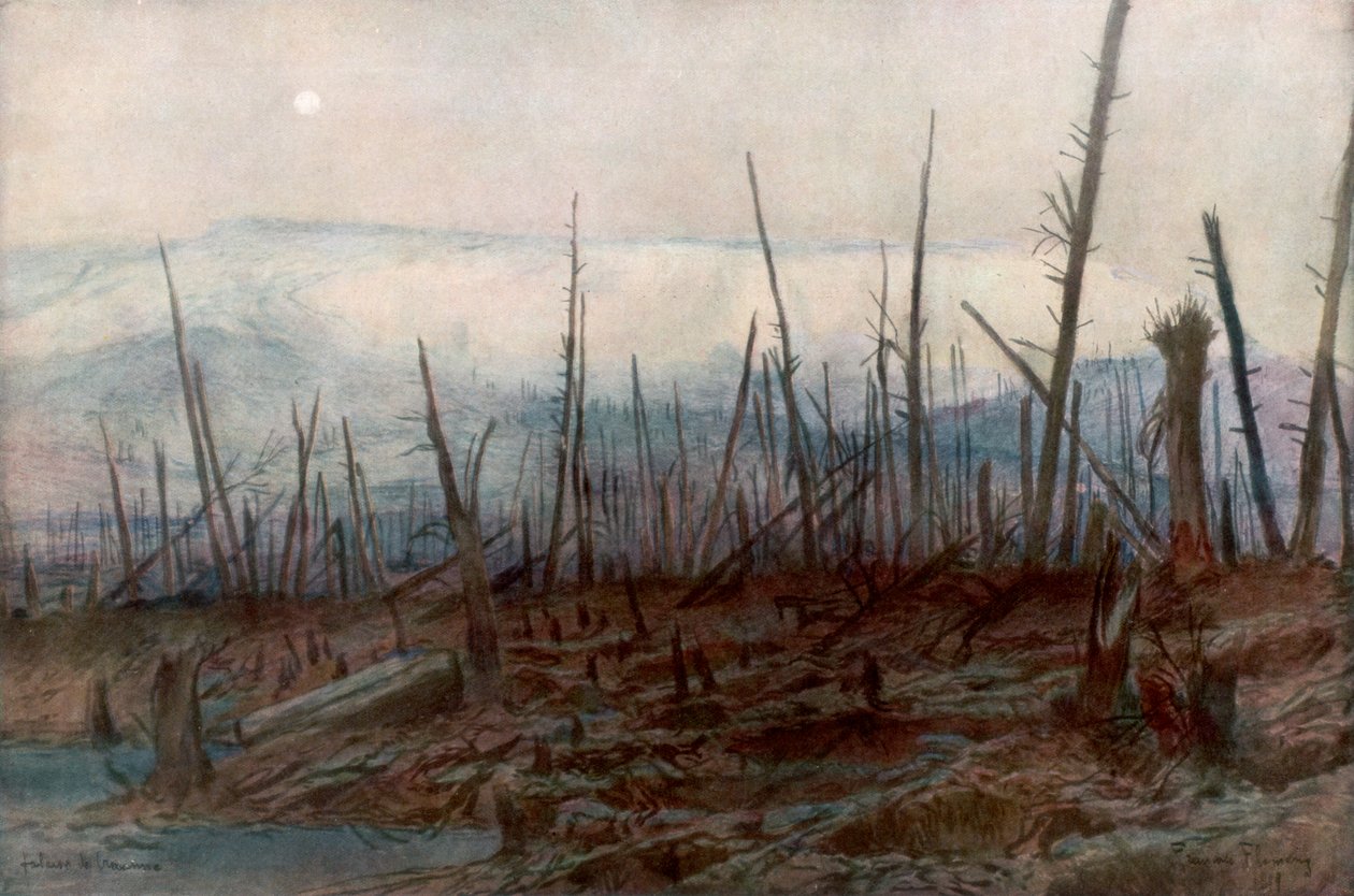 द क्लिफ ऑफ़ क्रोने, c1917, 1926। द्वारा फ़्राँस्वा फ्लेमेंग