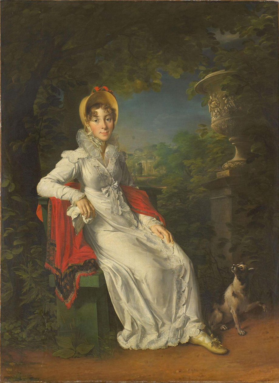 कैरोलीन बोनापार्ट 1782-1839, नेपल्स की रानी और सिसिली, बोइस डी बौलॉग में, 1820-1830 द्वारा फ्रेंकोइस पास्कल साइमन जेरार्ड