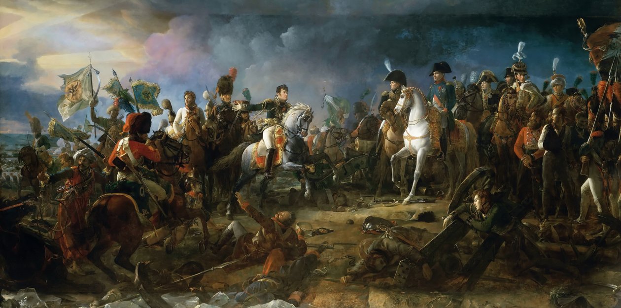 2 दिसंबर, 1805 को ऑस्ट्रलिट्ज़ की लड़ाई द्वारा फ्रेंकोइस पास्कल साइमन जेरार्ड