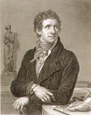 विलियम हेनरी वर्थिंगटन द्वारा उत्कीर्ण एंटोनियो कैनोवा (1757-1822) का पोर्ट्रेट (c.1790-p.1839) (उत्कीर्णन) द्वारा फ्रेंकोइस जेवियर (बाद में) Fabre