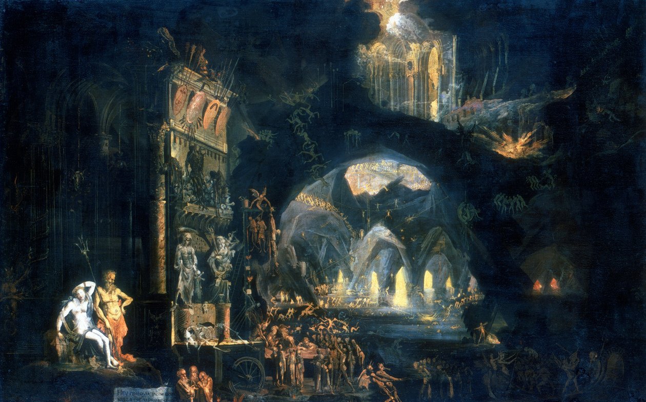 द अंडरवर्ल्ड, c1613-c1644 द्वारा फ्रांकोइस डे नोम
