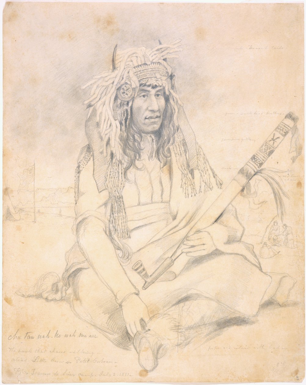लिटिल क्रो, 1851 द्वारा फ्रैंक ब्लैकवेल मेयर
