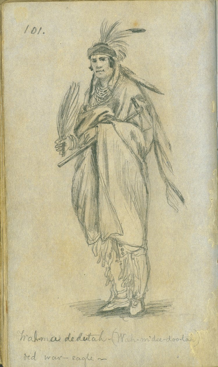 Wah-ma-dedutah (Wah-mdee-doo-tah) 1851  द्वारा फ्रैंक ब्लैकवेल मेयर