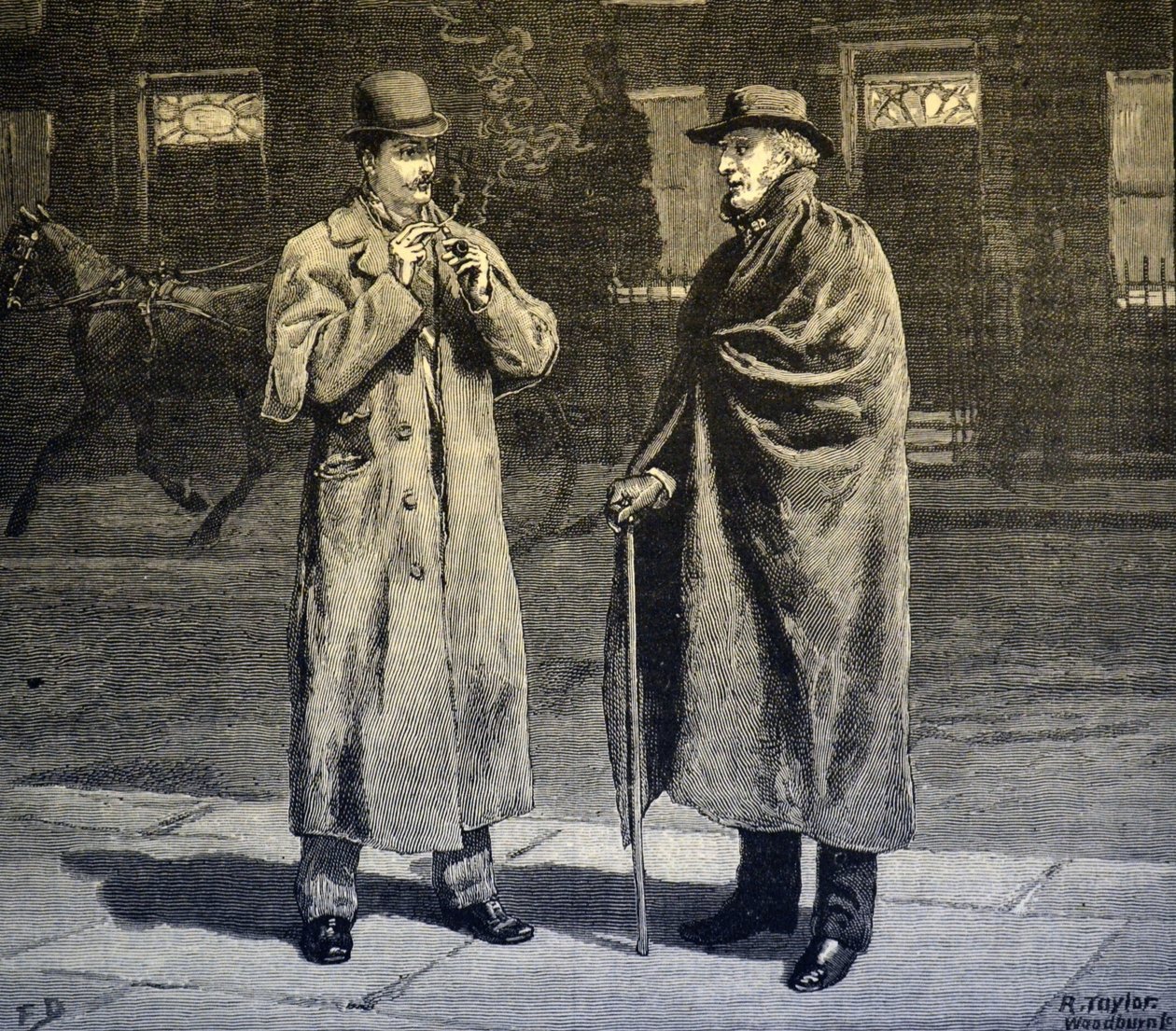 विंटर नाइट, 1890 द्वारा फ्रैंक डैड