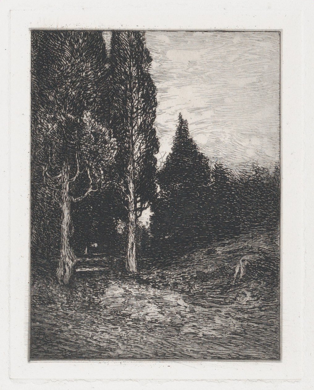 लैंडस्केप, सीए। 1880-91। द्वारा फ्रैंक एंडरसन