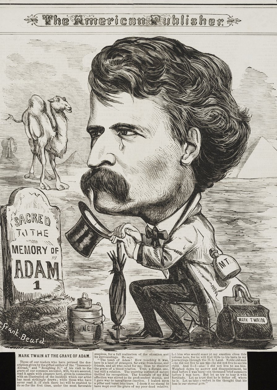 द अमेरिकन पब्लिशर, पब। 1872 (लिथोग्राफ) द्वारा फ्रैंक दाढ़ी