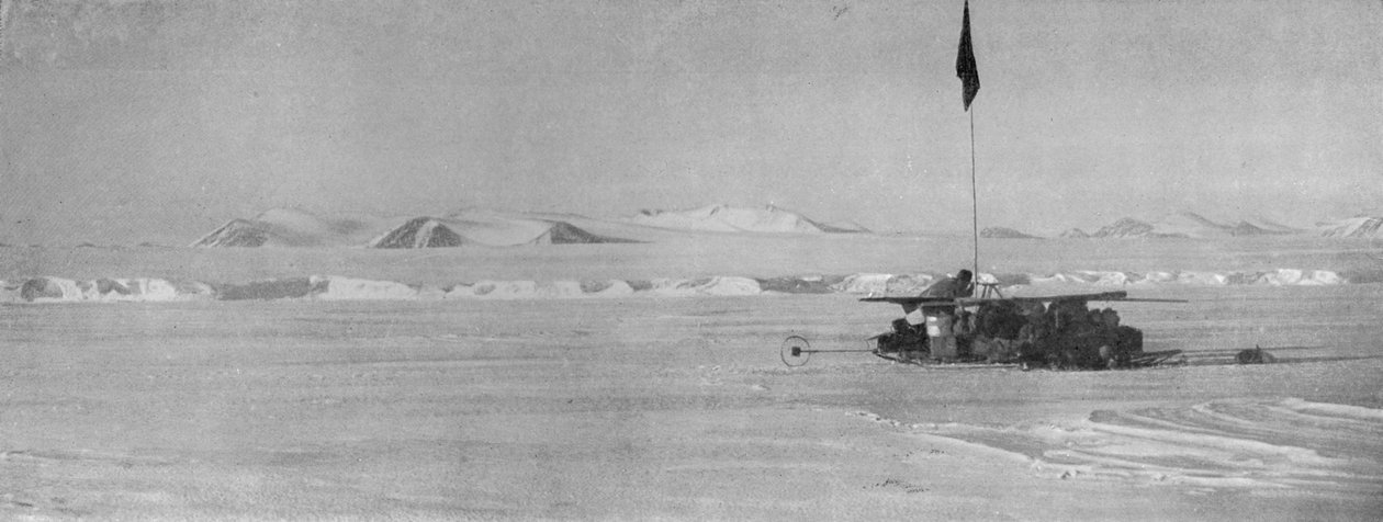 विल्सन पीडमोंट ग्लेशियर, निरंतर बर्फ की चट्टानें दिखा रहा है, c1911, 1913 द्वारा फ्रैंक देबनेहम